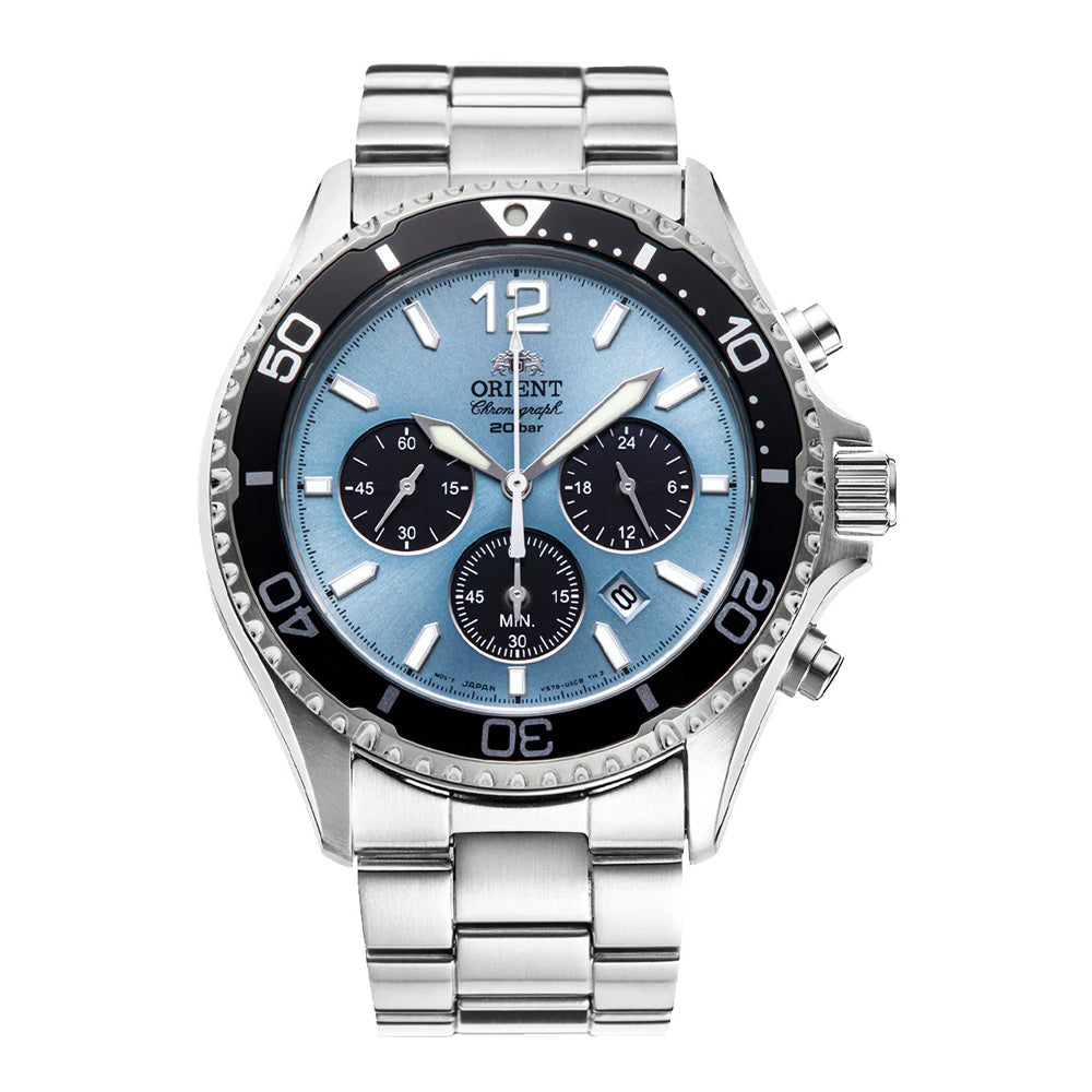 Orient Mako Solar Powered RA-TX0206L10B Montre Hommes Chronographe