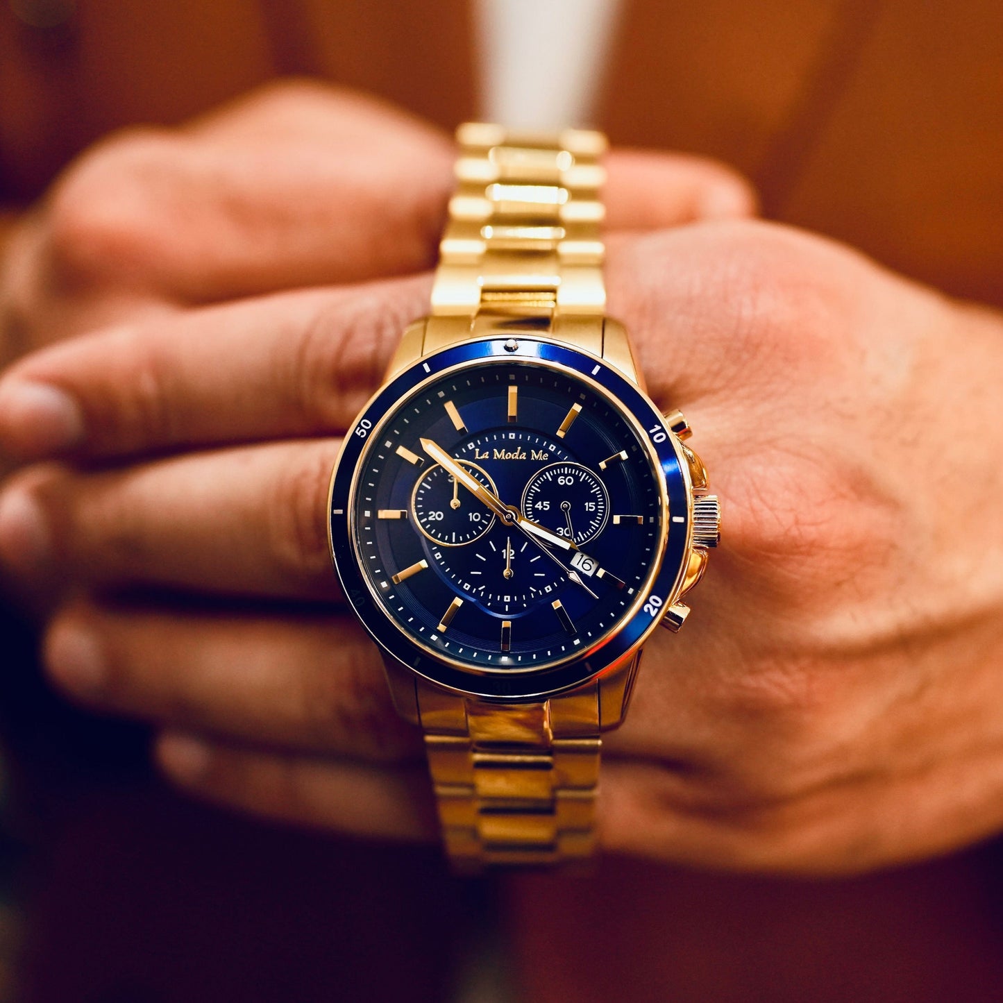 CEO Handshake Blue