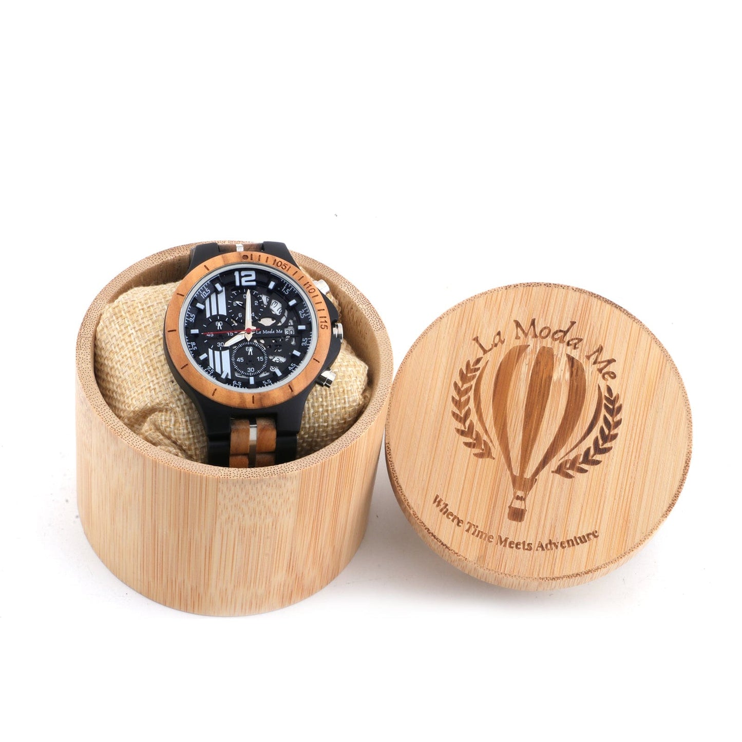 Watch Templer Knight, zebrawood